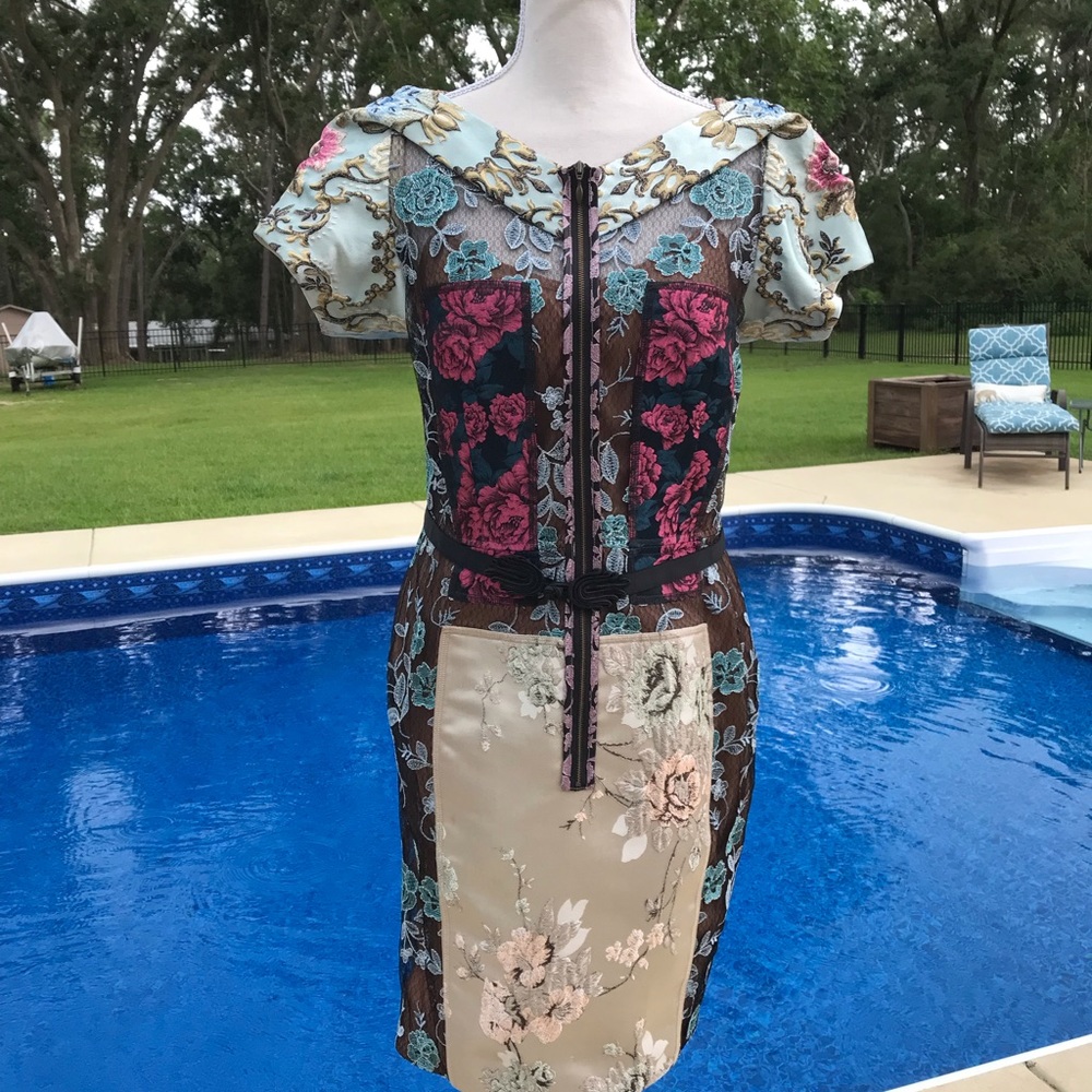 Beguiled by Byron Lars Dress Size 8P Anthropologie - Picture 4 of 7